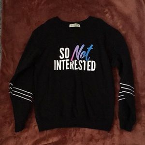 Navy Blue and Black Sweatshirts